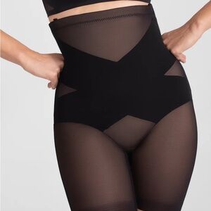 Honeylove Sheer Black High-Waisted Shapewear